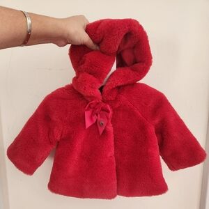 Red Kids Jacket with Hood